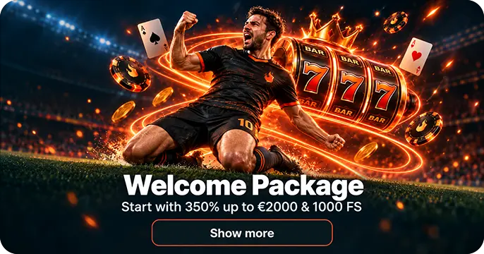 EmberBet welcome package 350% up to €2000 + 1000 FS